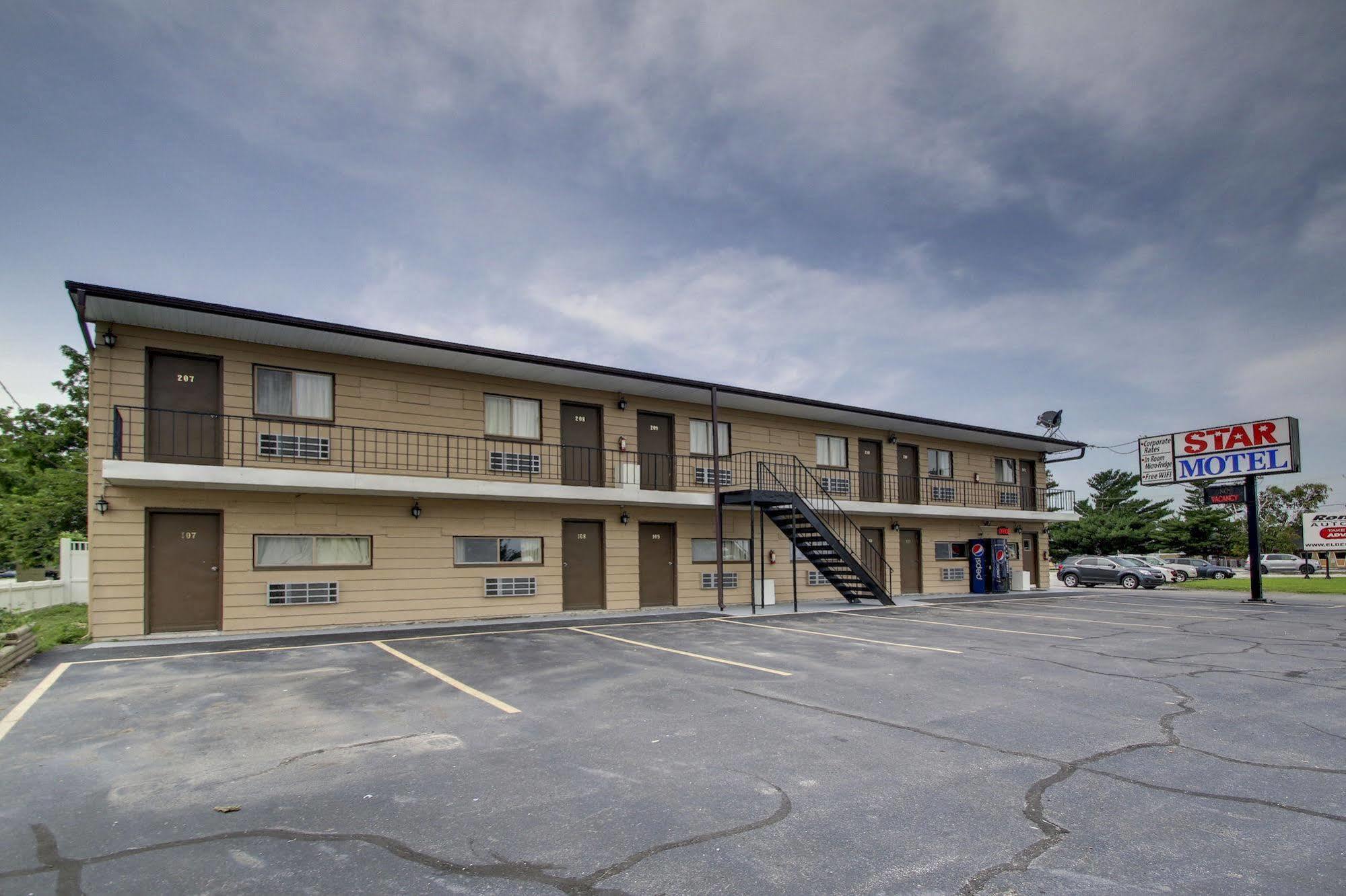 Star Motel Macomb Exterior foto